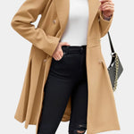 Ottilie, Double-Breasted A-Line Coat