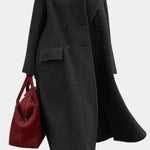 Cornelia, Oversized Double-Breasted Long Coat
