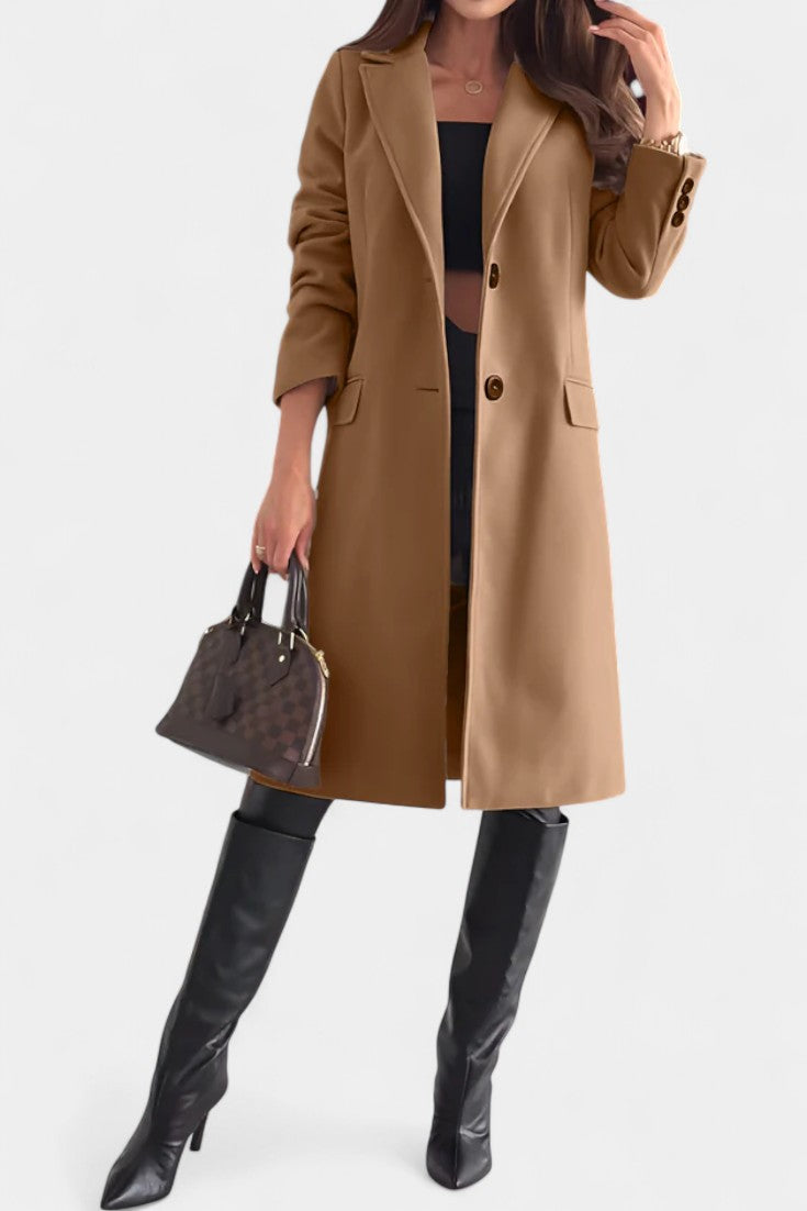 Vivienne, Tailored Mid-Length Coat