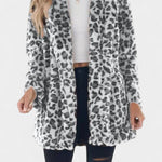 Nadine, Plush Longline Hooded Coat