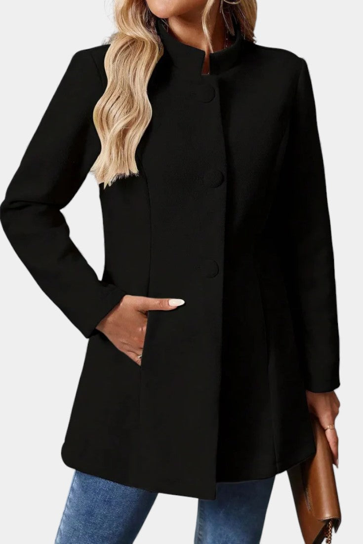 Petra, Tailored High-Collar Coat