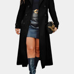 Philippa, Tailored Double-Breasted Long Coat