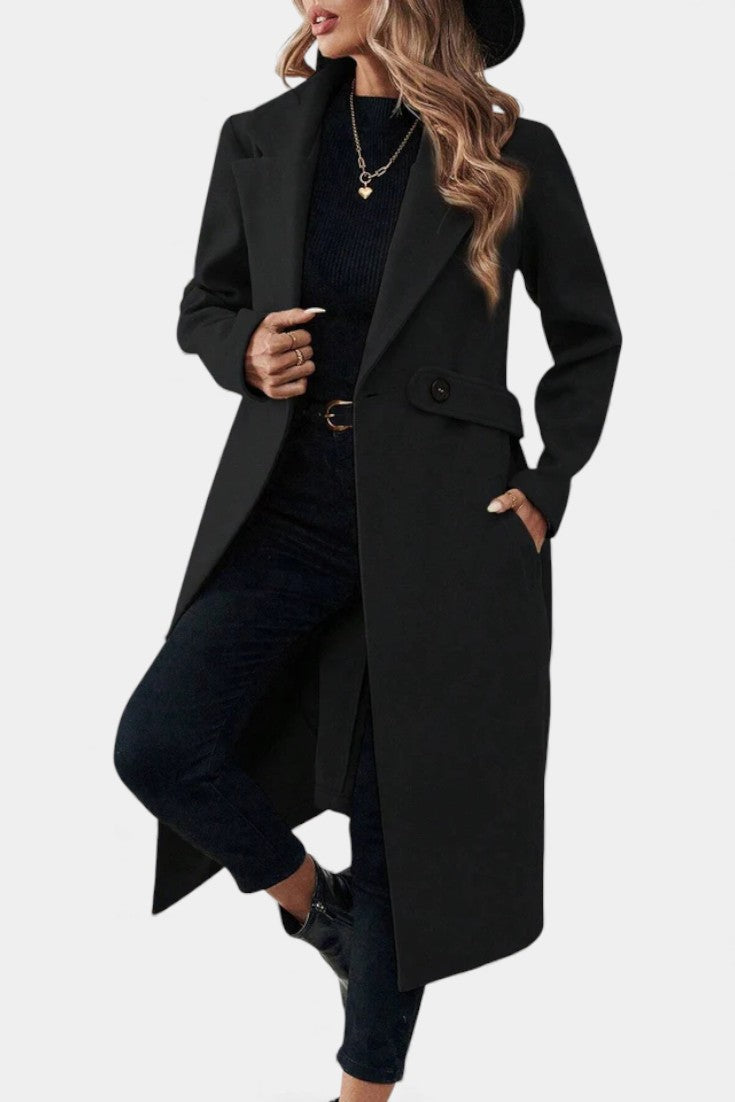 Beatrice, Timeless Belted Overcoat