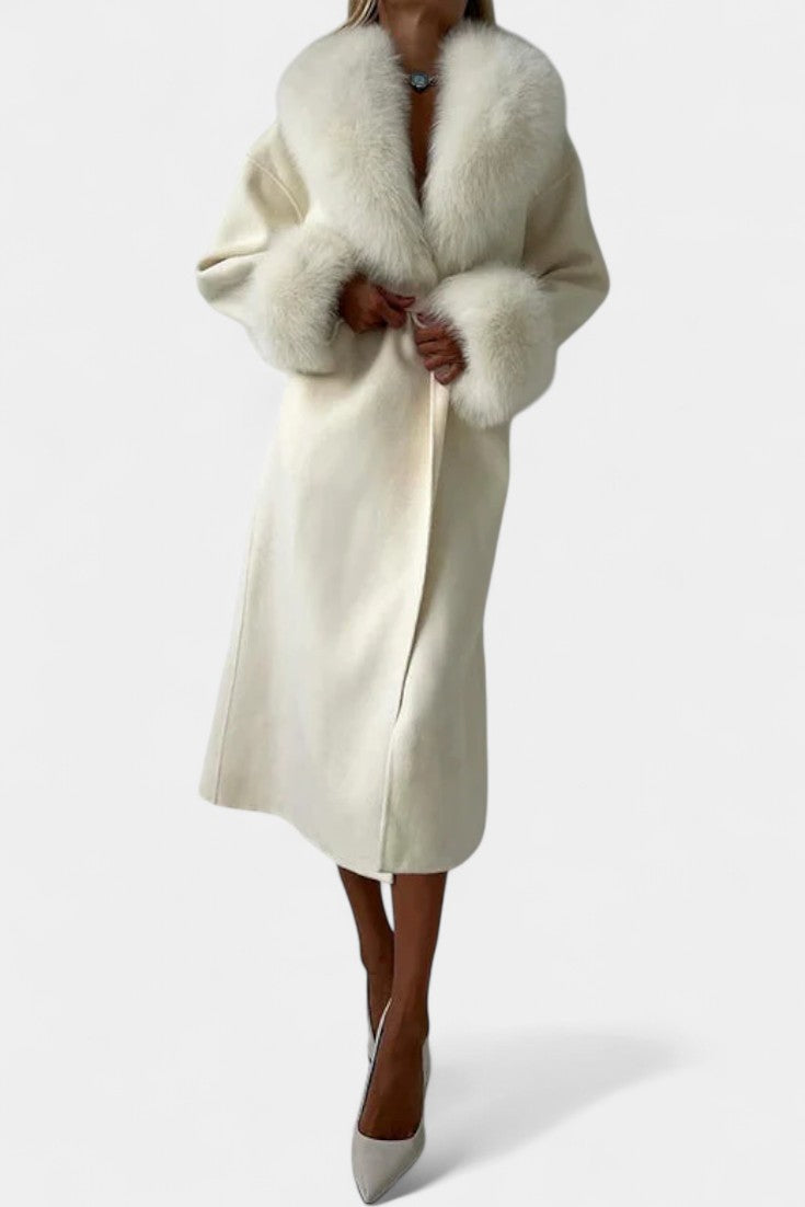 Genevieve, Belted Longline Coat