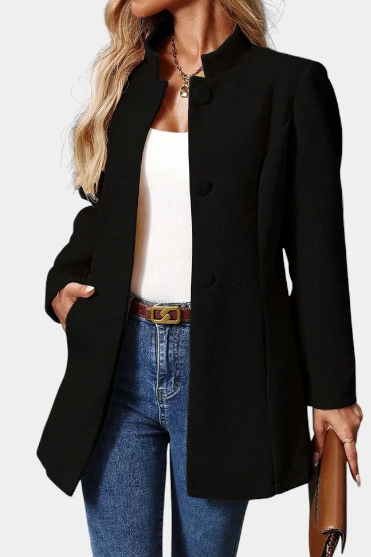 Petra, Tailored High-Collar Coat