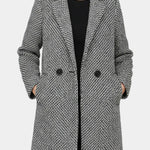 Yasmin, Textured Tailored Long Coat