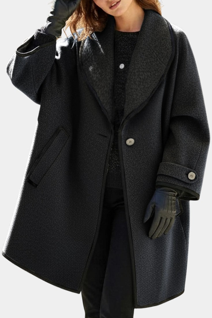 Maura, Wide-Collar Statement Coat