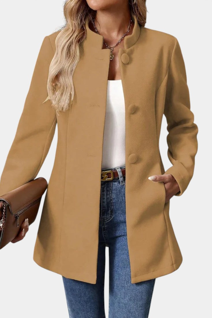 Petra, Tailored High-Collar Coat