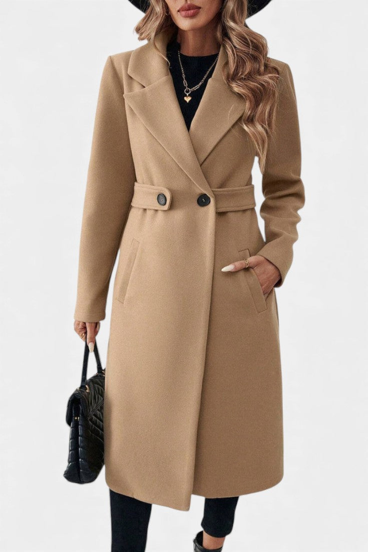 Beatrice, Timeless Belted Overcoat