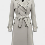 Guinevere, Double-Breasted Belted Trench Coat