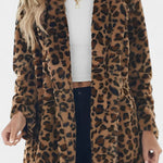Nadine, Plush Longline Hooded Coat