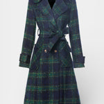 Sabrina, Checked Longline Coat