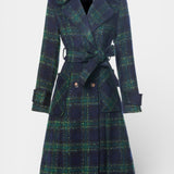 Sabrina, Checked Longline Coat