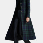 Valentina, Tailored Check Midi Coat