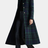 Valentina, Tailored Check Midi Coat