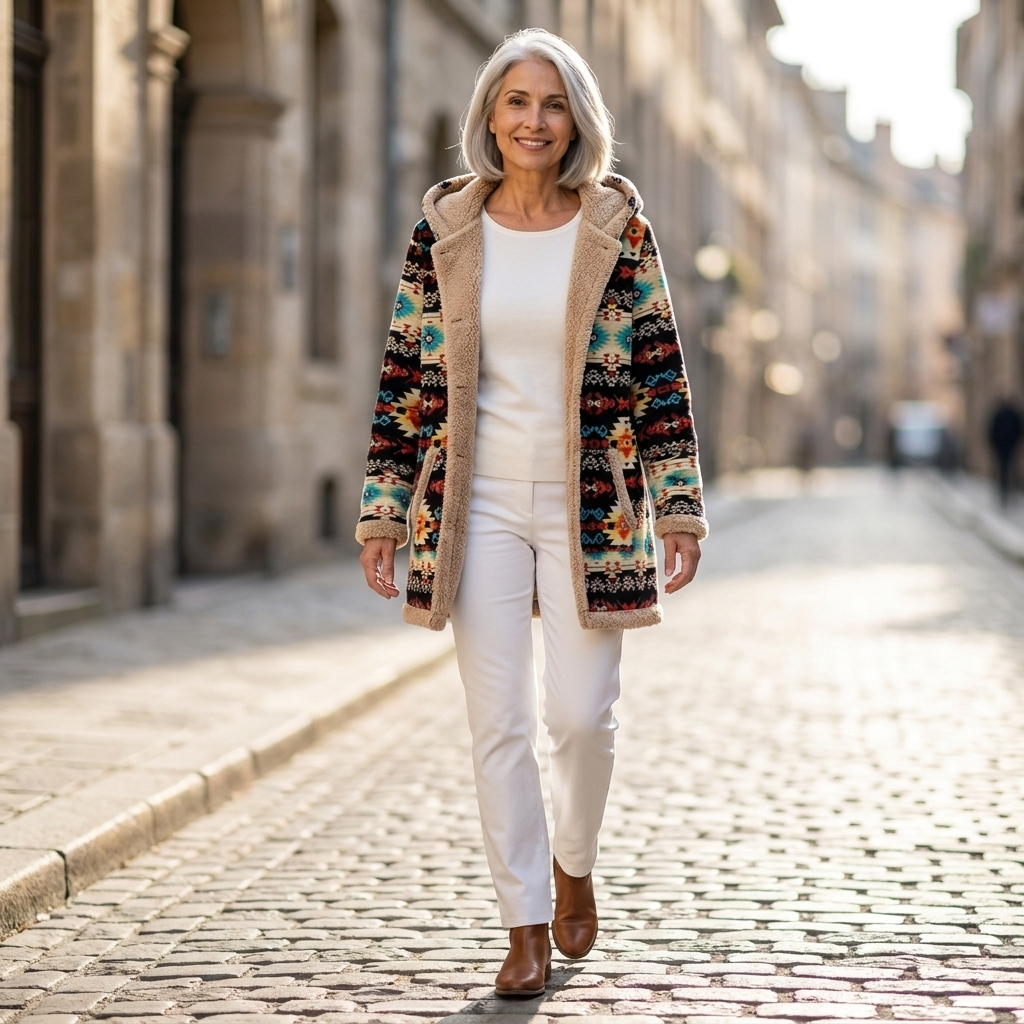 Isabel Elegant Mid-Season Jacket - view 4