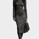 Mavis | Long-Sleeve Midi Dress