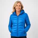 Tess, Mid-Season Coat, Sky Blue