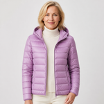 Nina, Mid-Season Coat, Purple