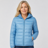 Frances, Mid-Season Coat, Light Blue