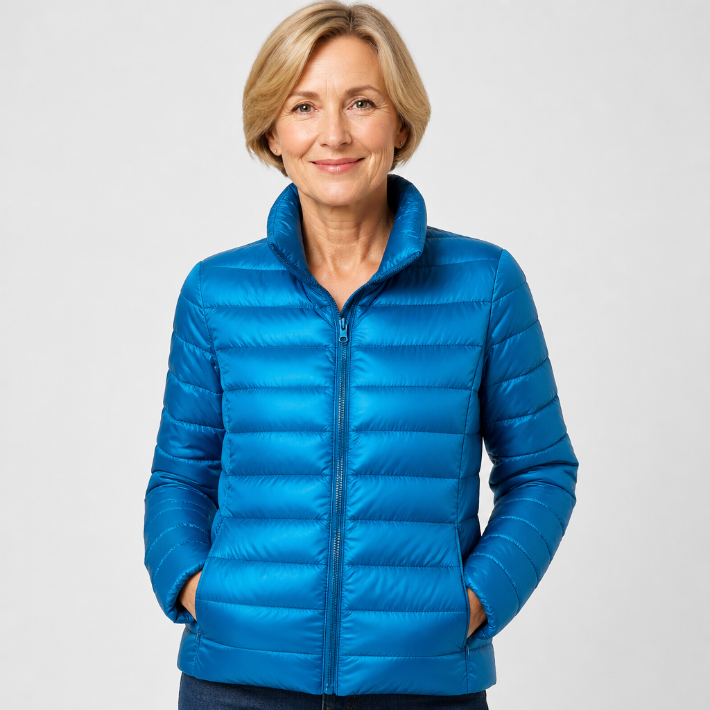 Faith, Mid-Season Coat, Sky Blue