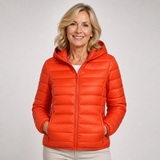 Sara, Mid-Season Coat, Orange