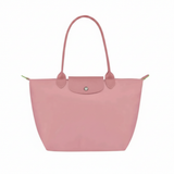 Large Packable Tote Bag, Petale Pink, front view