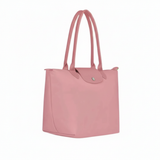 Large Packable Tote Bag, Petale Pink, side view