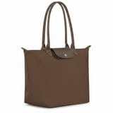 Large Packable Tote Bag, Terra, side view