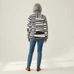 Maud Black and White Abstract Quilted Jacket - view 3