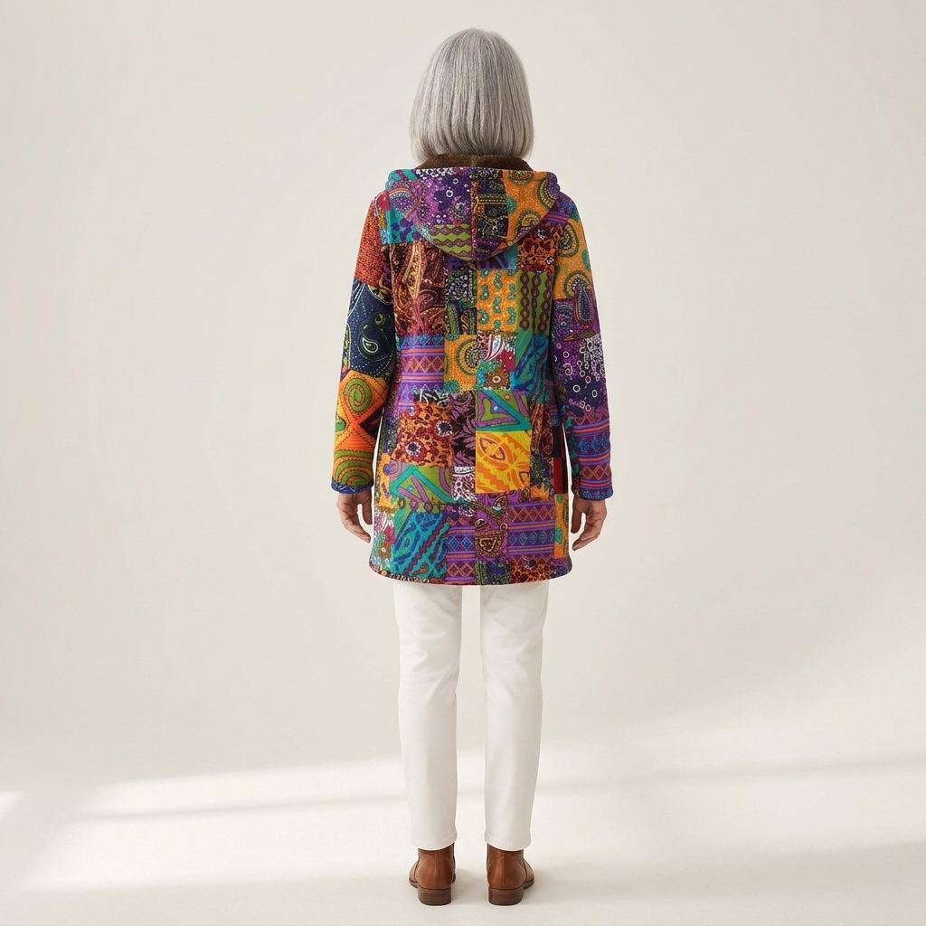 Maude Elegant Mid-Season Coat - view 3