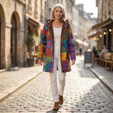 Maude Elegant Mid-Season Coat - view 4