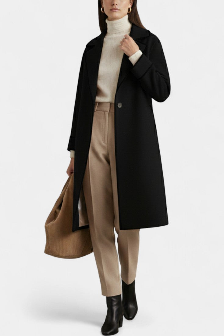 Maura, Wide-Collar Statement Coat