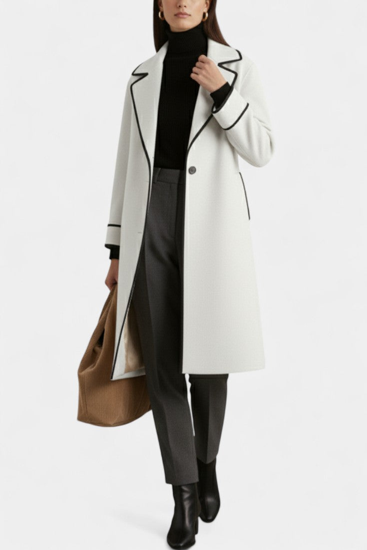 Maura, Wide-Collar Statement Coat