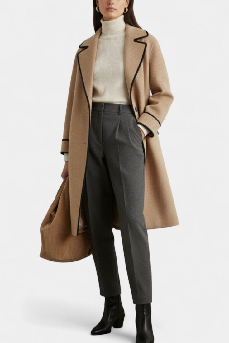 Maura, Wide-Collar Statement Coat