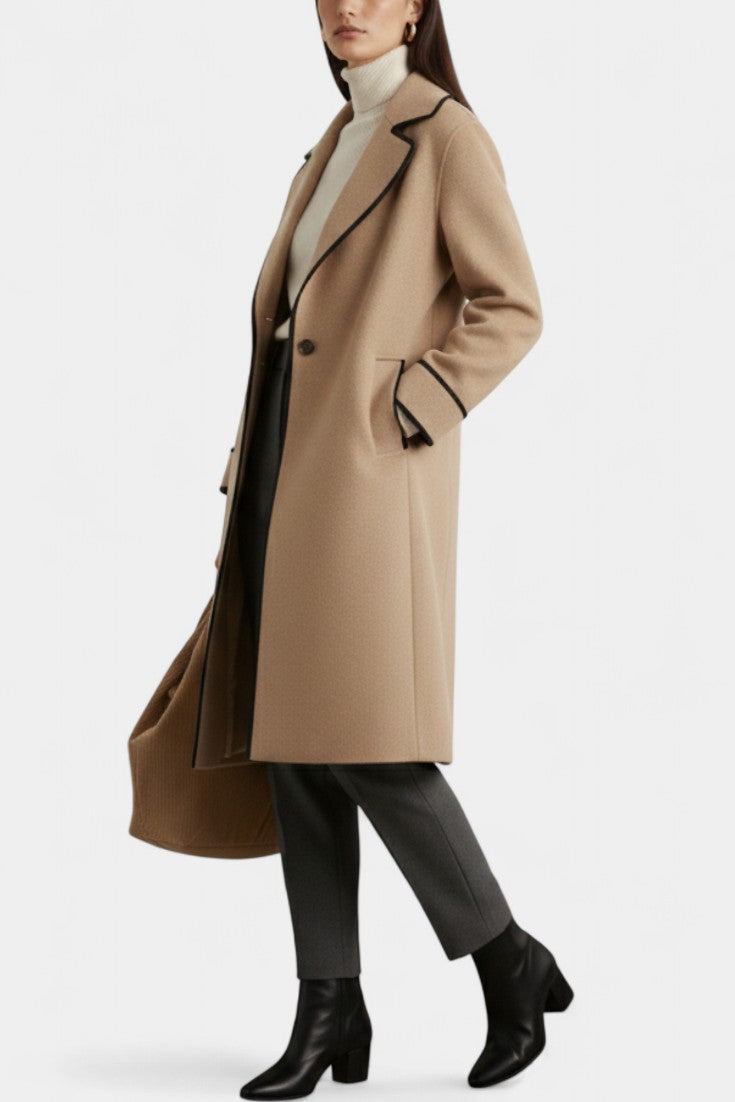 Maura, Wide-Collar Statement Coat