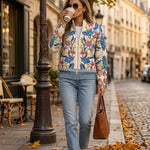 Birgit Cardigan with Botanical Floral Pattern - view 2