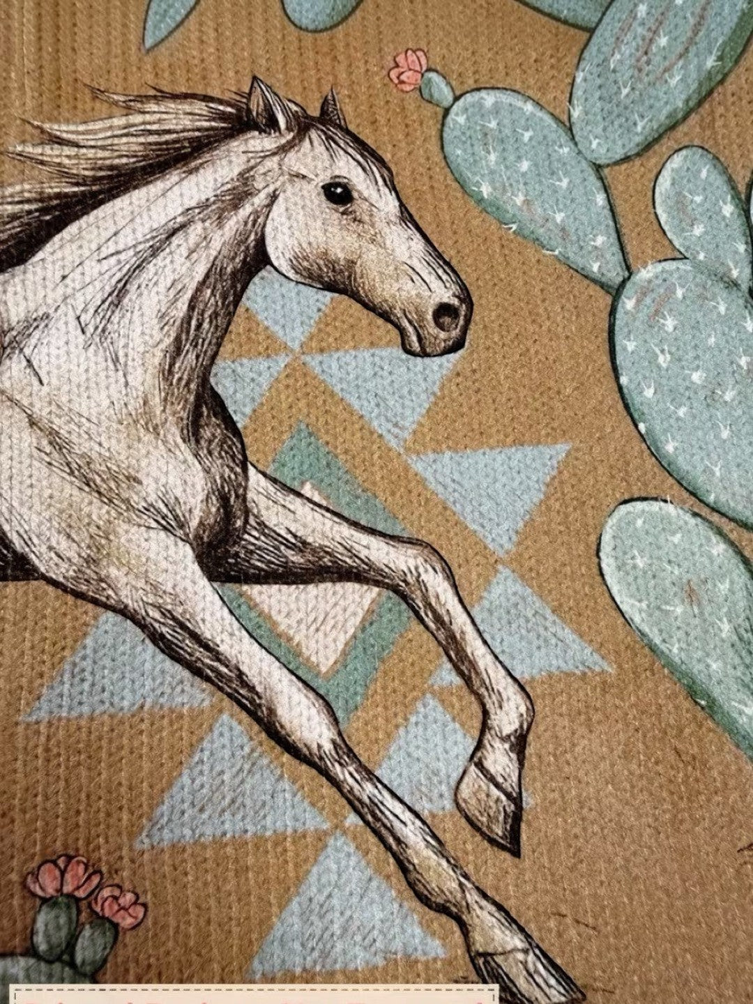 Brigitte Cardigan with Horse and Cactus Design - view 4