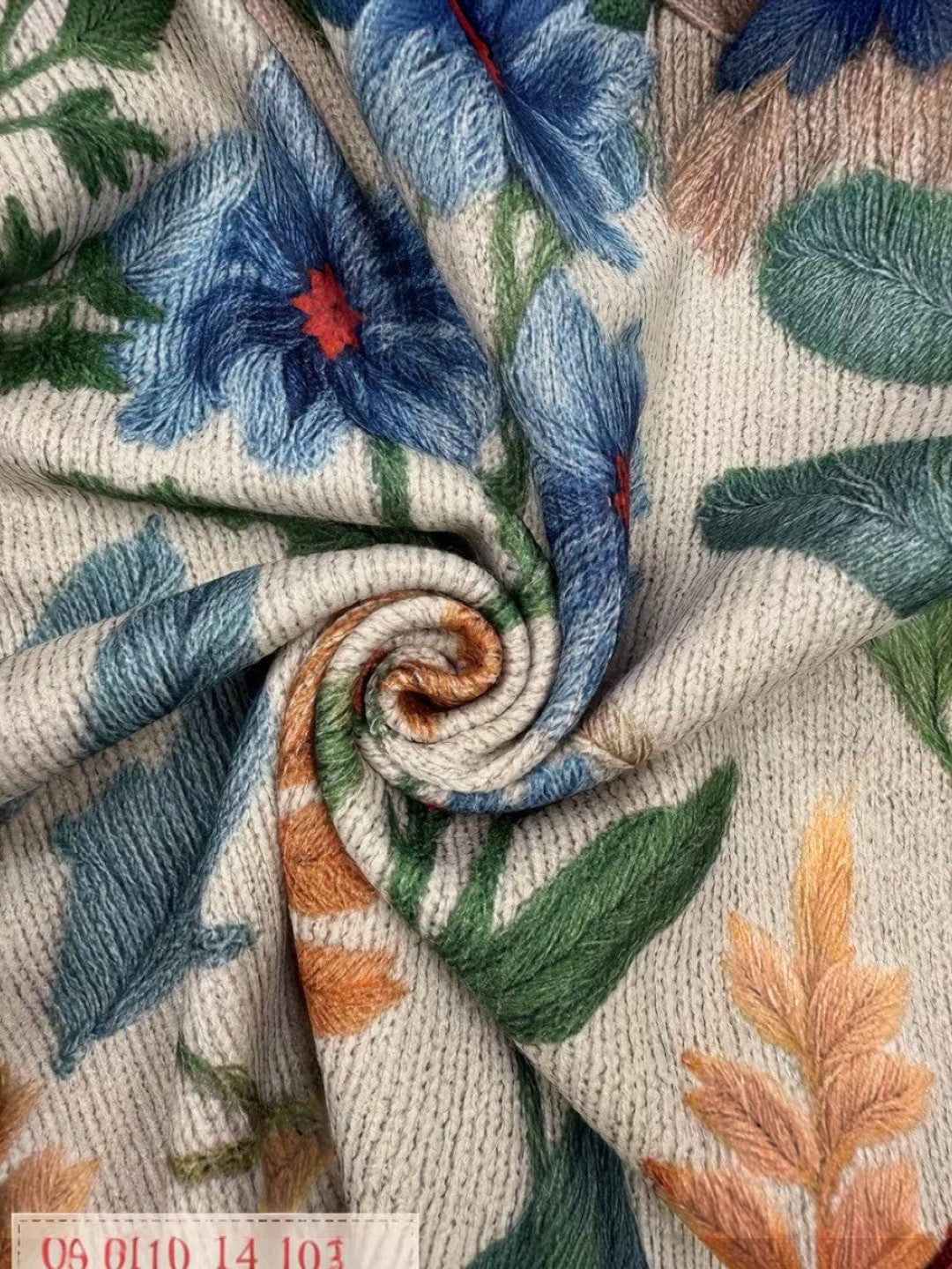 Birgit Cardigan with Botanical Floral Pattern - view 4
