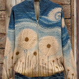 Renate Cardigan with Dandelion Motif - view 2