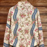 Sabine Cardigan with Rose Vine Pattern - view 4