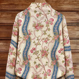Sabine Cardigan with Rose Vine Pattern - view 4