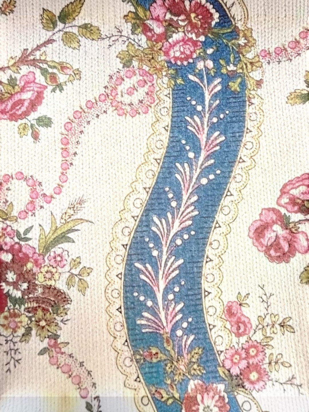 Sabine Cardigan with Rose Vine Pattern - view 5