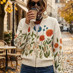 Andrea Cardigan with Wildflower Pattern - view 2