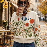 Andrea Cardigan with Wildflower Pattern - view 2