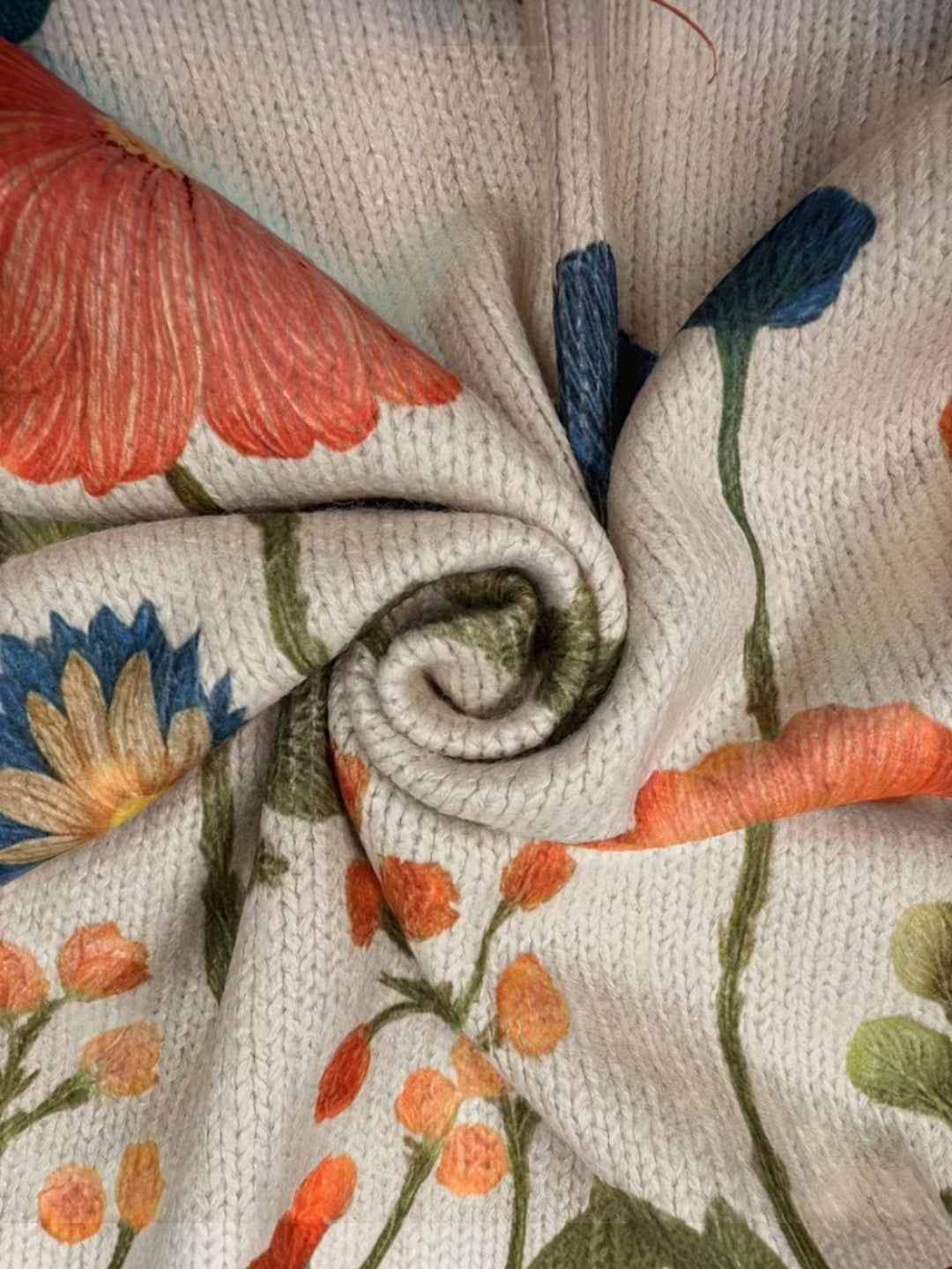 Andrea Cardigan with Wildflower Pattern - view 3
