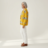 Moira Vintage Fish Sardines Art Print Buttoned Cardigan - view 2
