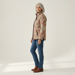 Nancy Vintage Floral Casual Quilted Jacket - view 2