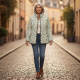Nell Delightful Floral-Printed Quilted Jacket - view 4