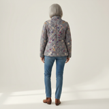 Nora Vintage Floral Print Quilted Jacket - view 3